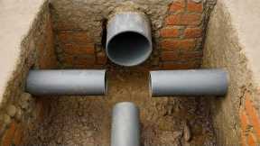 Plumbers Never Want You To Know This 😱! 3 in 1 invention Easy To Connect PVC Pipes