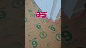 cloud 9 underlay for carpet / best underlay pad for all carpet