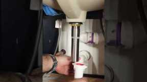 Sink Drain Installation Tips - #shorts