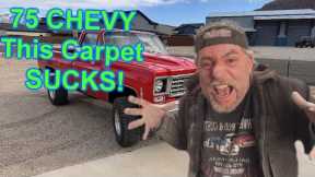 LMC Truck: Truck Molded Carpet Installation in a Chevy/GMC C10 Truck - Total RIPOFF