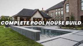 FULL POOL HOUSE BUILD | Construction ASMR | KBUILD Series