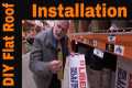 How to Install a RUBBER FLAT ROOF,