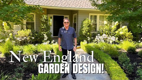 New England Style Landscape Design in California | Full Garden Tour!