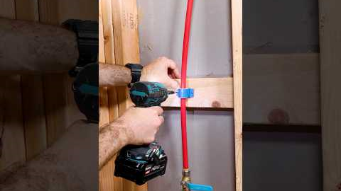 Shower Water Supply Line Tips - #shorts #plumbing #homerepairtutor