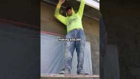 I Taught My Friend How To Start A Construction Business…😮 #stucco #construction #homerepair