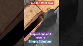 How to find roof leak not visibly obvious #sales #fyp #roof #leaks #home #house #entrepreneur #yt