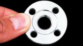 No one knows the secret function of angle grinder flange You Will not Believe😱 Creation Tips