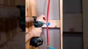 Shower Water Supply Line Tips - #shorts #plumbing #homerepairtutor