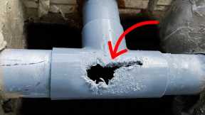 Amazing Plastic Pipe Repairing Techniques Only Smart Plumbers Understand