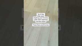 3 tips on choosing hardwood floors #flooring #homedecor #homerenovation #homediy