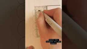 Landscape Architect sketches a garden design - Watch how its done!😀