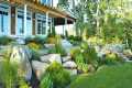 NATURAL! RIVER ROCK GARDEN DESIGN
