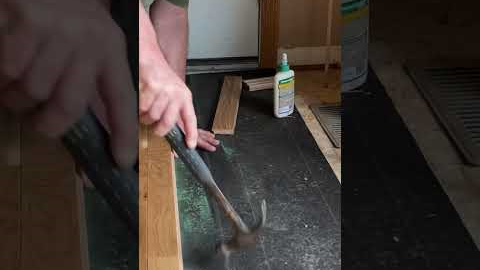 Reversing direction of hardwood flooring