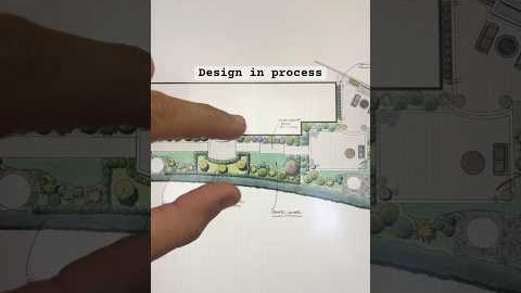 Conceptual landscape plan in process. #landscape #landscaparchitecture #garden #design