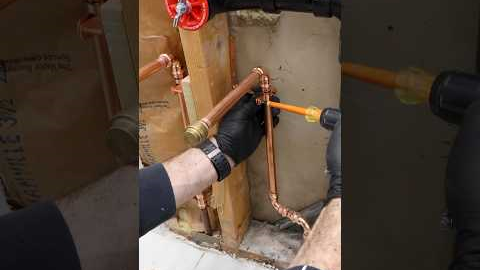 Copper Pipe Hanger Tips - #shorts #plumbing #homerepairtutor
