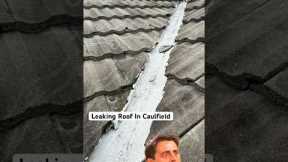 Fixing Roof Leak In Caulfield North | HolyMess Repairs #roofleaks #roofrepair