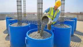 A 60 Year Old Plumber Surprises Everyone! Endless Free Water Source From empty barrel + PVC!