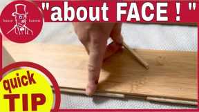 Change Direction Installing Hardwood Floor |  Floor Spline to Reverse Direction