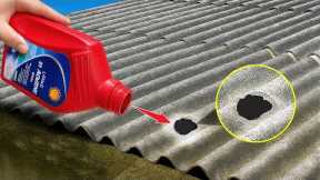 Engine Oil Fix a Leaking Roof Fast? Secret Of A 60-Year-Old Builder Revealed