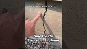 Cracked Foundation in a 50’s House #homeinspection #structuralengineering #beaverton