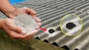 Cement Fix a Leaking Roof Fast? Secret Of A 60-Year-Old Builder Revealed