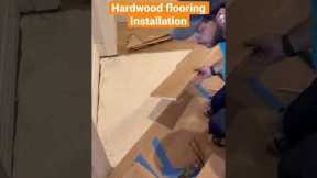 Hardwood flooring installation tips #shorts #flooring #tipsandtricks #