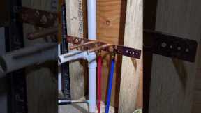 Stubbing out water lines #plumbing101 #diyplumbing #newconstruction #renovation #plumbing #homereno