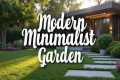 Modern Minimalist Garden Ideas: Sleek 