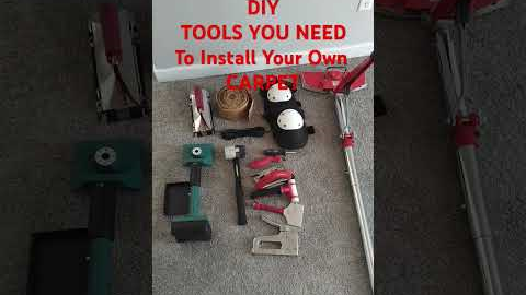 DIY TOOLS YOU NEED To Install Your Own #carpet