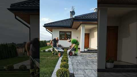 Modern Home Exterior with Satisfying Garden Design