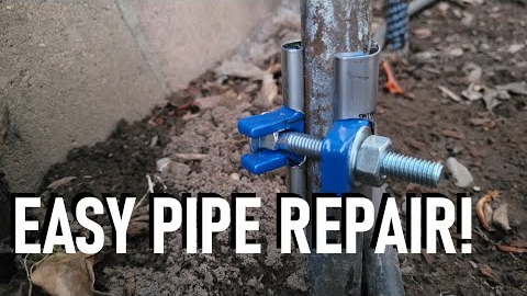 How to Install a Pipe Repair Clamp - Quick and Easy Plumbing Repair