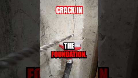 Foundation Crack repair #diy