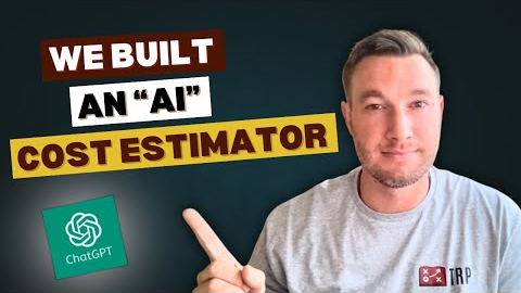 How We're Building a Custom AI Estimator for Construction Projects (Using GPT Tools)