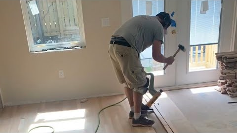 Installing, Sanding, and Finishing some brand new White Oak hardwood floors