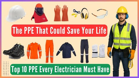 Top 10 PPE Every Electrician Must Have #safety #electrical #ppe #electricalsafety #construction