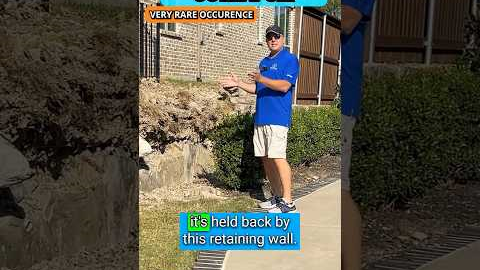 Unexpected Retaining Wall Collapse During Pool Installation! 🏊‍♂️ | #dallas  #pool #pools #frisco