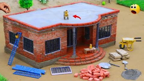 Diy mini truck house building construction science project @Aafnocreator