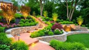 Sloped Backyard Landscape Ideas: Stunning Terraces, Easy Drainage, and Low-Maintenance Designs Guide