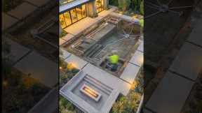 Transforming backyard into luxury pool #poolconstruction