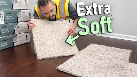 Easiest Flooring Upgrade - Ultra Soft Carpet Tile Installation