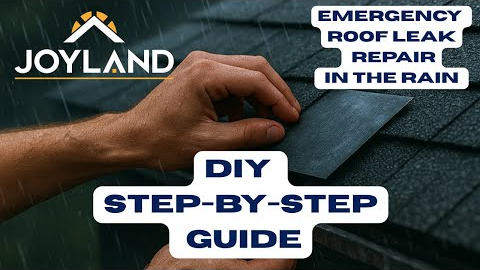 Emergency Roof Leak Repair in the Rain | DIY Step-by-Step Guide