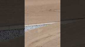 Easy to install floating flooring system. Oak Engineered wood floor. Click lock #diy #home