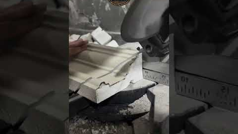 Precision Tile Cutting with Miter Saw | Fast and Accurate Construction Technique