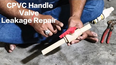 Plumbing water pipeline valve system | CPVC Handle Valve repair 
