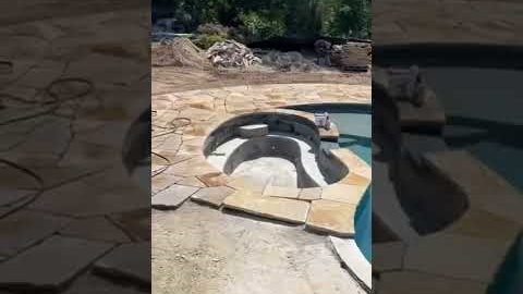Unique Pool Design and Deck | Big Rock Premium Landscaping And Design