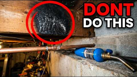 How To Solder Copper Pipe WITHOUT Burning Your House Down - The SAFE Method Every You NEED to Know!