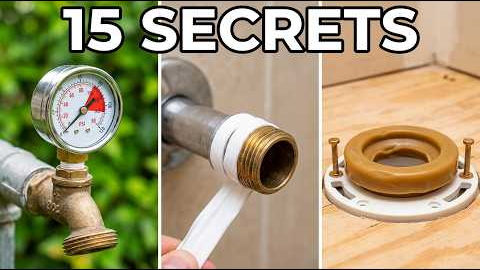 15 Plumbing SECRETS That Will Save You THOUSANDS!