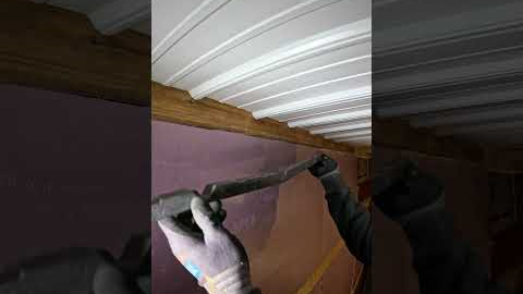 Post frame interior #diy #remodel #contractor #construction #tools #fyp #build