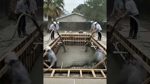 Destroyed Pool to Luxury Paradise 😱💦 | Full Transformation Timelapse #viral #youtubeshorts #foryou