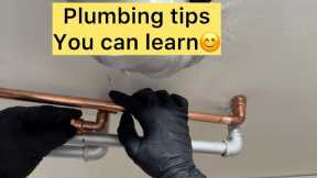 Plumbing tips and tricks…